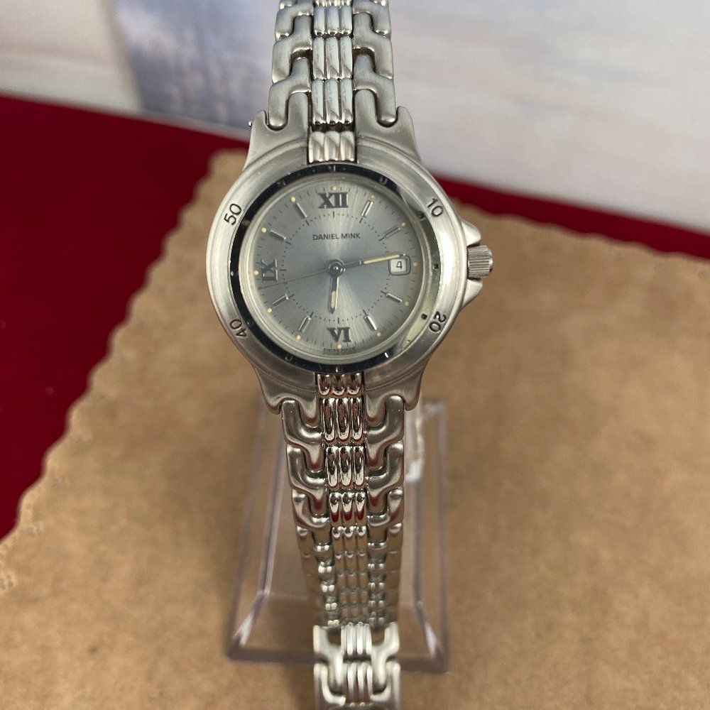 Vintage Daniel Mink Swiss Made High Quality Luxury Stainless Steel Watch